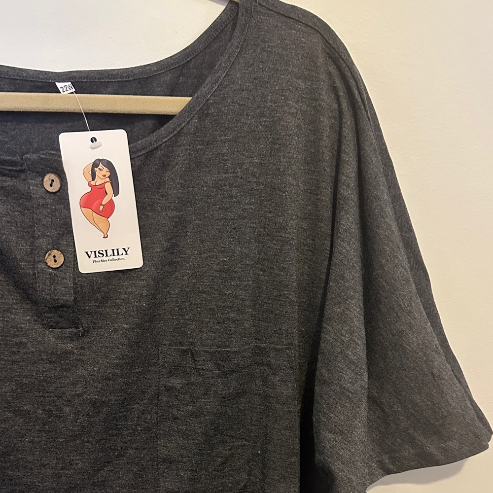 Vislily Gray Top